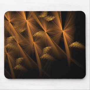 Mousepad Guita de bronze torcida sobre trabalhos de arte