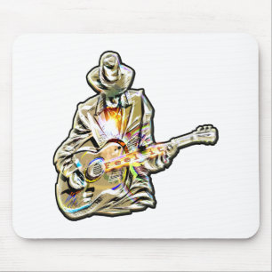 Mousepad Guitar Blues Mann - Sinta isso