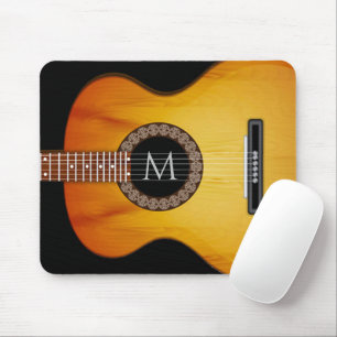 Mousepad Guitarra Acústica Monogramada