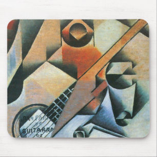 Mousepad Guitarra (Banjo) e Óculos, Juan Gris, Arte Antiga