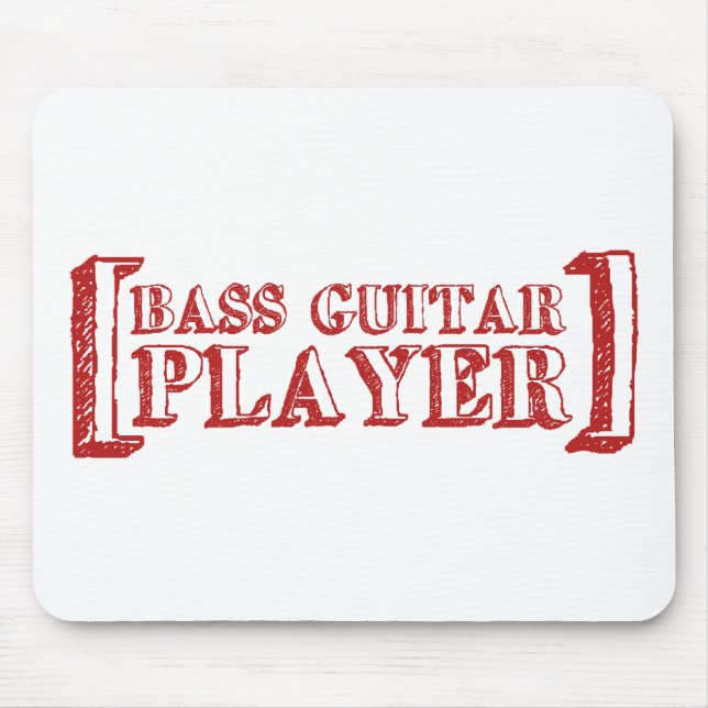 Mousepad Guitarrista baixo (Frente)