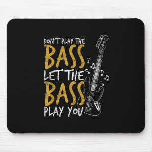 Mousepad Guitarrista Deixou O Bass Guitar Aniversário