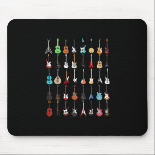Mousepad Guitarrista Guitarrista Instrumento Musical Rock a