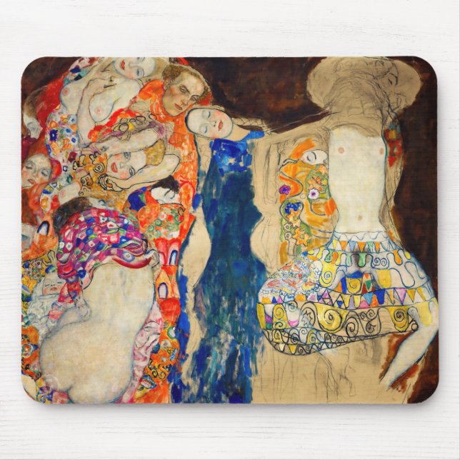 Mousepad Gustav Klimt - A Noiva (inacabada) (Frente)