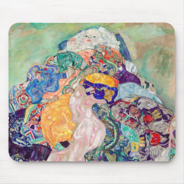 Mousepad Gustav Klimt - Bebê/Berço (Frente)