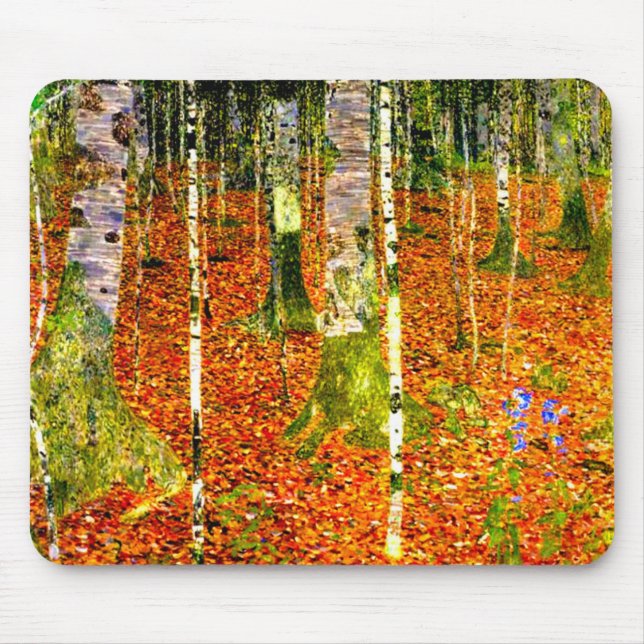Mousepad Gustav Klimt Birch Trees (Frente)