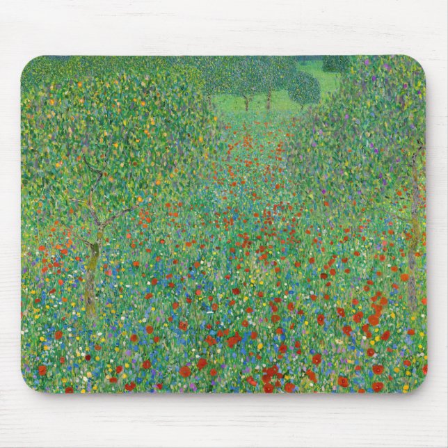 Mousepad Gustav Klimt - Campo Poppy (Frente)