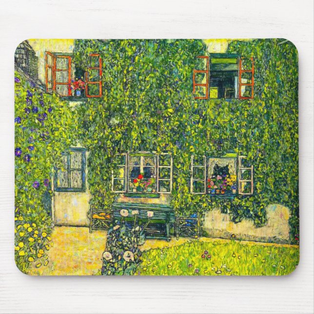 Mousepad Gustav Klimt Casa de Guardaboschi (Frente)