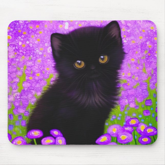 Mousepad Gustav Klimt Cat (Frente)