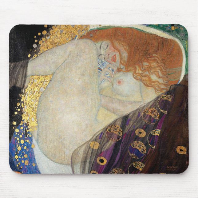 Mousepad Gustav Klimt - Danae (Frente)