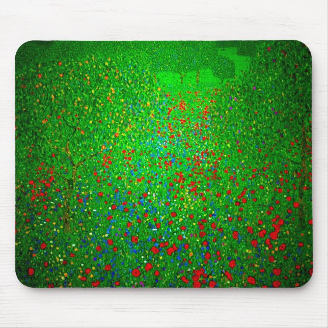 Mousepad Gustav Klimt Poppy Field (Frente)