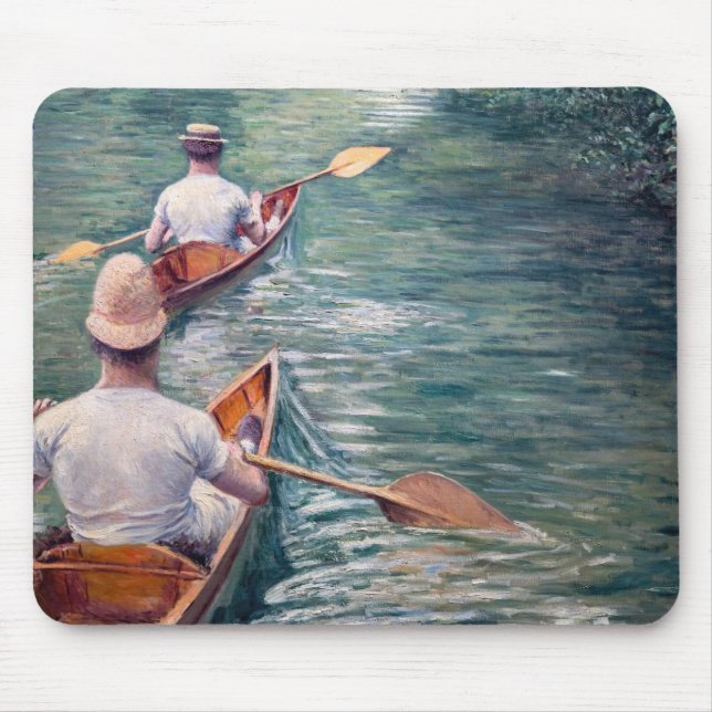 Mousepad Gustave Caillebotte - Canoas nos Yerres (Frente)