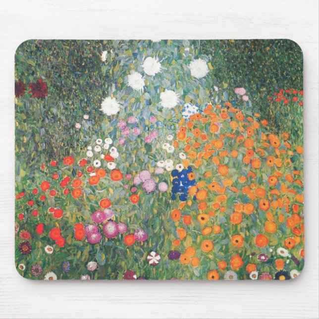 Mousepad Gustavo Klimt Blumengarten (Frente)