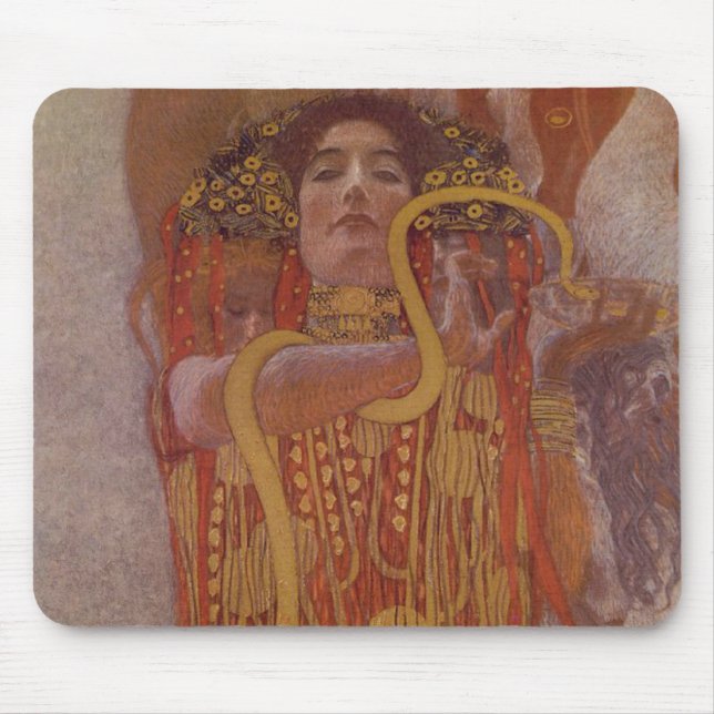 Mousepad ~ Gustavo Klimt de Hygeia (Frente)