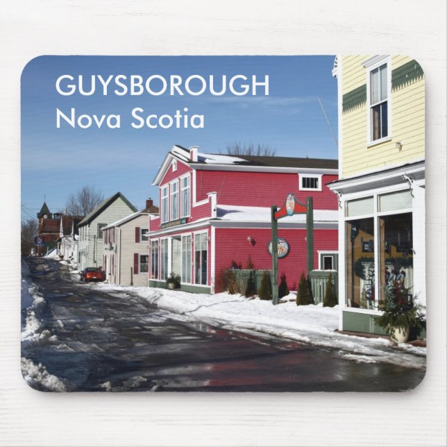 Mousepad Guysborough, tapete do rato de Nova Escócia (Frente)