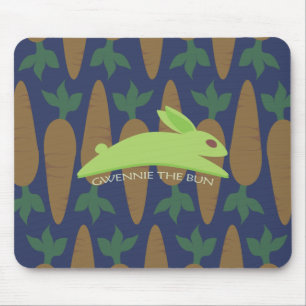 Mousepad Gwennie The Bun Carrot Night