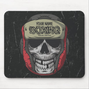 Mousepad Gym de Boxer Personalizado do Skeleton Boxer 