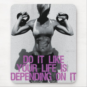 Mousepad Gym inspirador do Bodybuilding