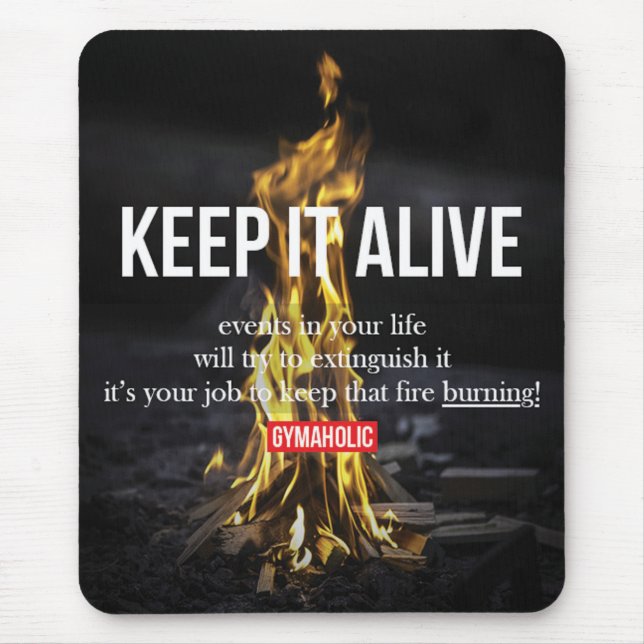 Mousepad Gym Malhação Motivativo (Frente)