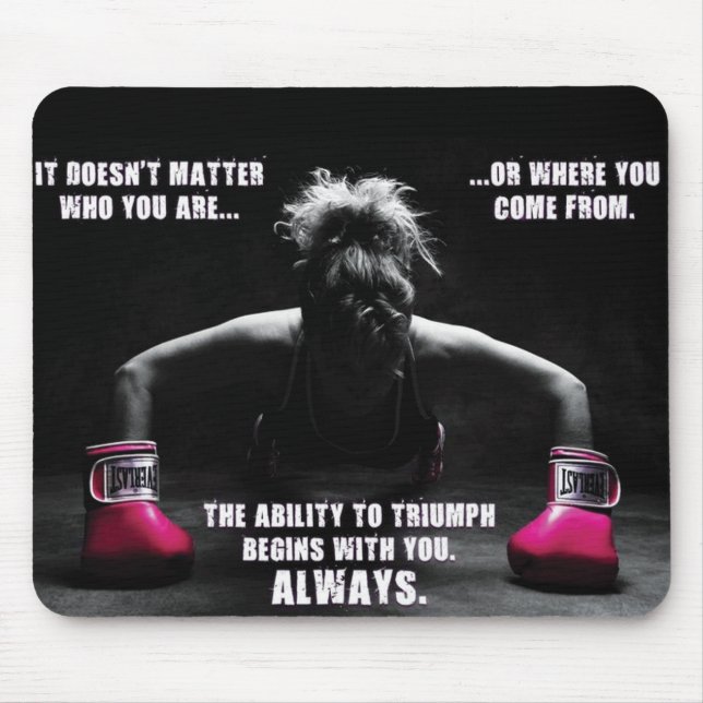 Mousepad Gym Malhação Motivativo (Frente)
