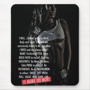 Mousepad Gym Malhação Motivativo