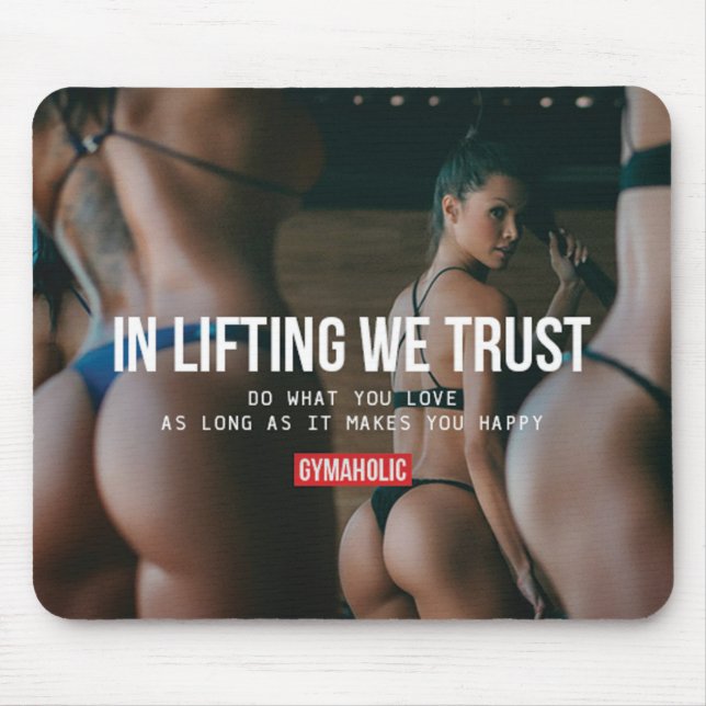 Mousepad Gym Malhação Motivativo (Frente)