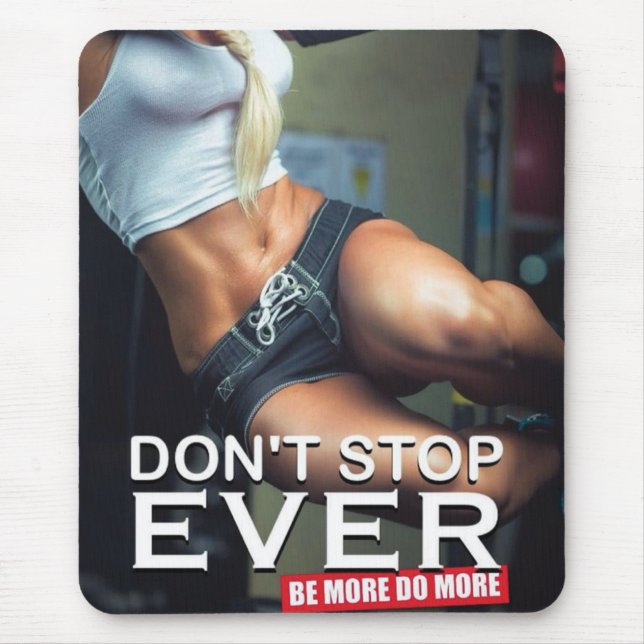 Mousepad Gym Malhação Motivativo (Frente)