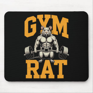 Mousepad Gym Rat Significa Rato De Gym Pesando Na Gama