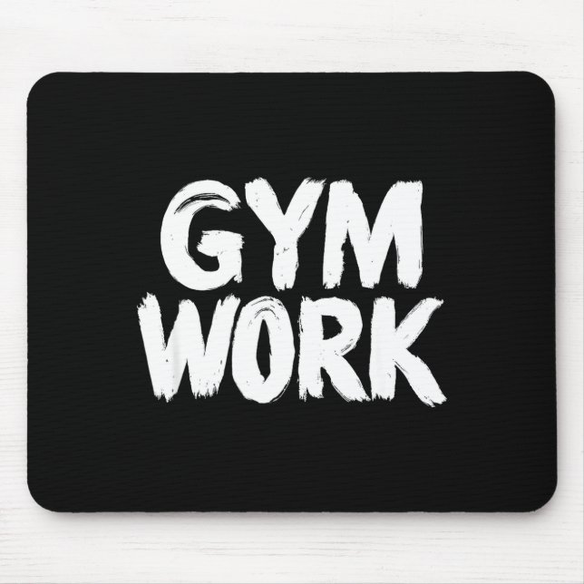 Mousepad Gym Work Bodybuilding Fitness Workout  (Frente)