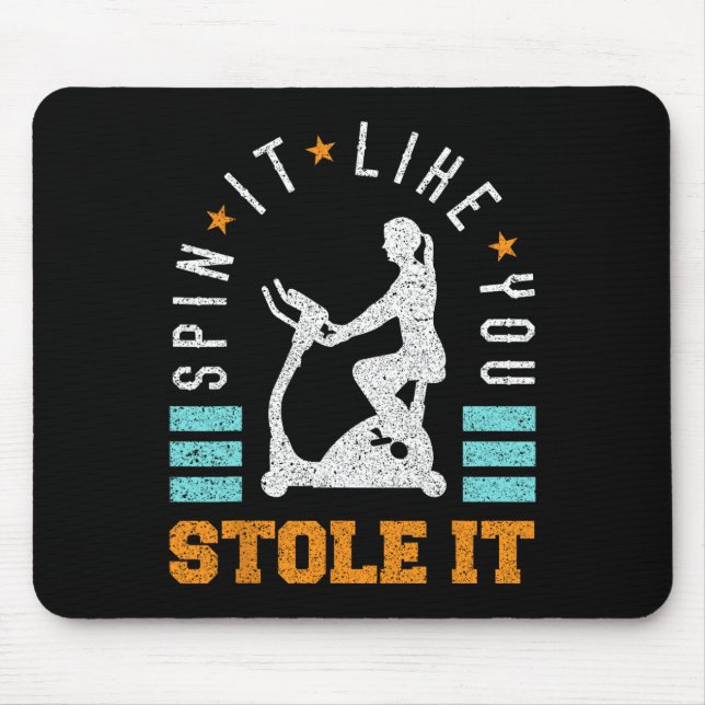 Mousepad Gym Workout Músculo Giro Como Se Você O Roubasse (Frente)