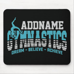 Mousepad Gymnast ADD NAME Gymnastics Team Backbend Kickover