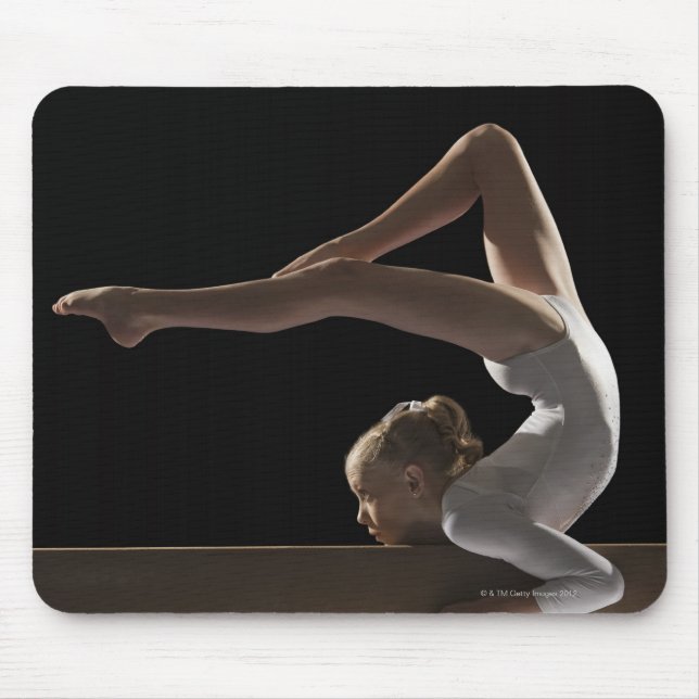 Mousepad Gymnast no feixe de balanço (Frente)