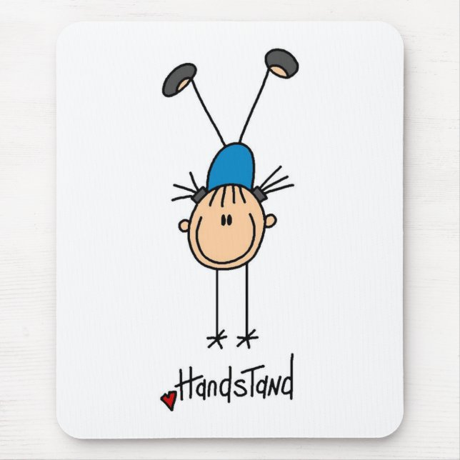 Mousepad Gymnast que faz o Handstand (Frente)