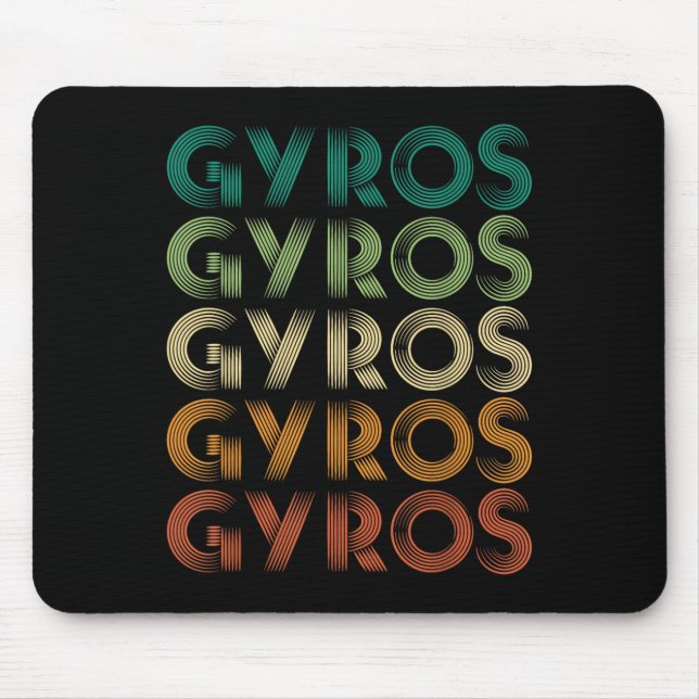 Mousepad Gyros Grécia Pé Grego Malaka (Frente)