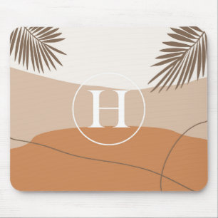 Mousepad H - Monograma Inicial - Letra H Design abstrato