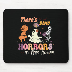 Mousepad Há alguns horrores nesta casa Ghost Pumpkin H