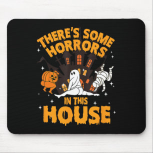Mousepad Há alguns horrores nesta Casa, Pumpkin Ghost H