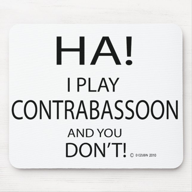 Mousepad Ha Contrabassoon (Frente)