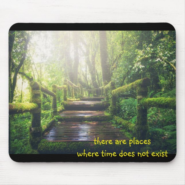 Mousepad Há locais onde o tempo não existe - (Frente)