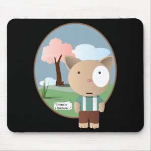 Mousepad Há uma Fratura Anestesia Ortopedia CRNA