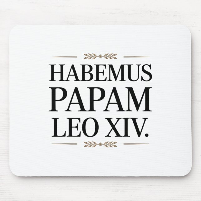 Mousepad Habemus Papam Leo Xiv. Papa 1 (Frente)