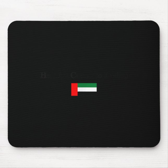 Mousepad Habiby Come To Dubai, My Dear Come To Dubai Quotes (Frente)