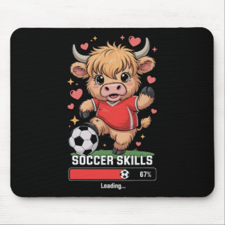 Mousepad Habilidades de Futebol Feminino Carregando Mãe da 