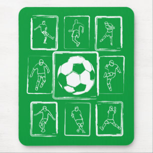 Mousepad Habilidades pintadas do futebol inspiradores