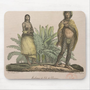 Mousepad Habitantes da Ilha de Páscoa
