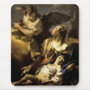 Mousepad Hagar e Ismael na natureza