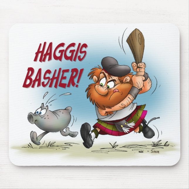 Mousepad Haggis Basher (Frente)