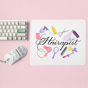 Mousepad Hairapist Hairdresser Hair Stylist Barber Design