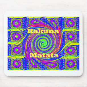 Mousepad Hakuna Matata - Design com Cores Vibrantes