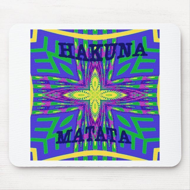 Mousepad Hakuna matata Mombasa Kanga (Frente)